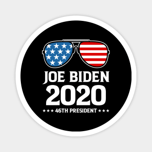 Joe Biden Sunglasses Flag Aviators, Funny American President 46 2020 2024 Gifts Magnet